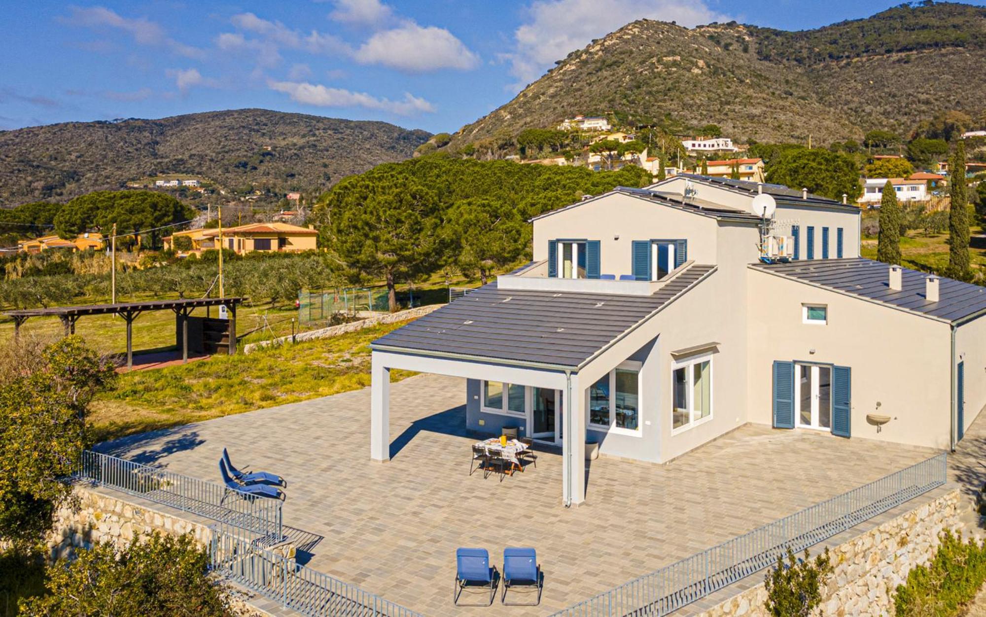 B&B Villa Costanza Lacona Bagian luar foto