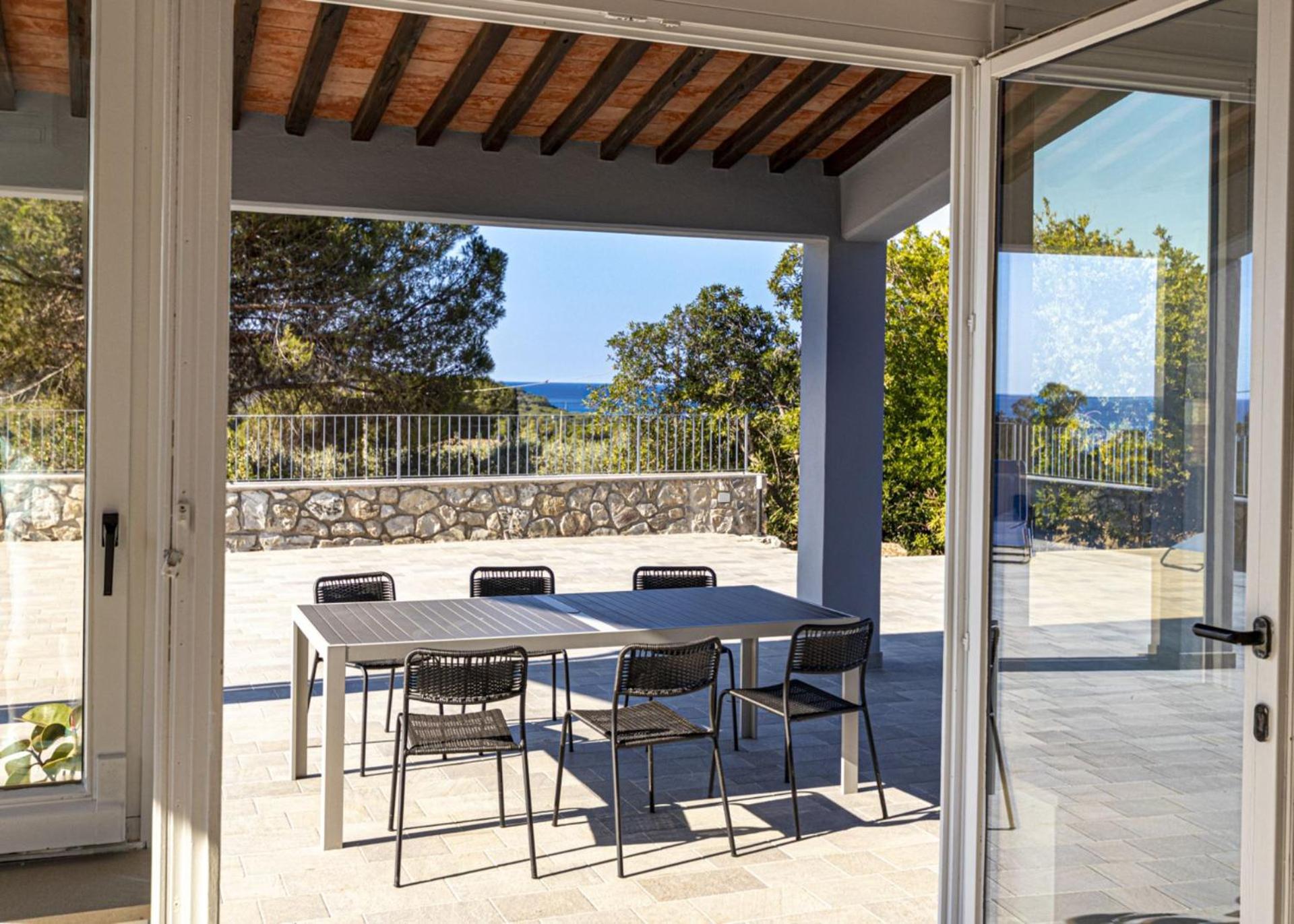 B&B Villa Costanza Lacona Bagian luar foto